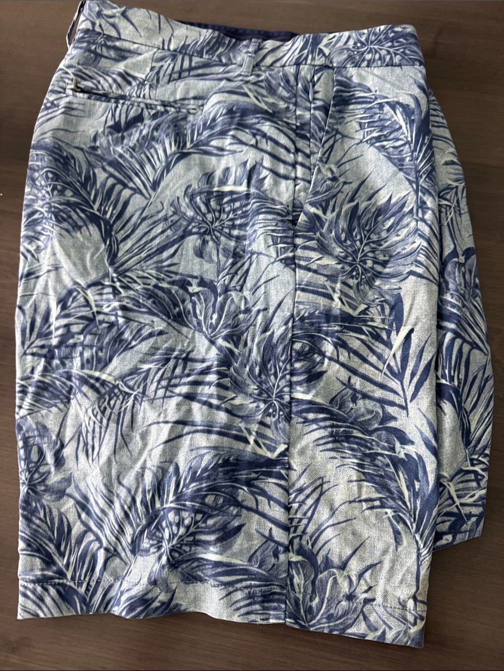 Tommy Bahama Navy and White Tropical Leaf men’s shorts